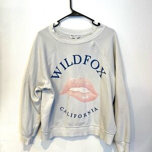 WILDFOX 🫦 california baby blue sweatshirt
